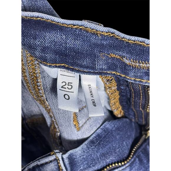 Ann Taylor LOFT Skinny Crop Denim Jeans Women Size 25|0 - Picture 4 of 10